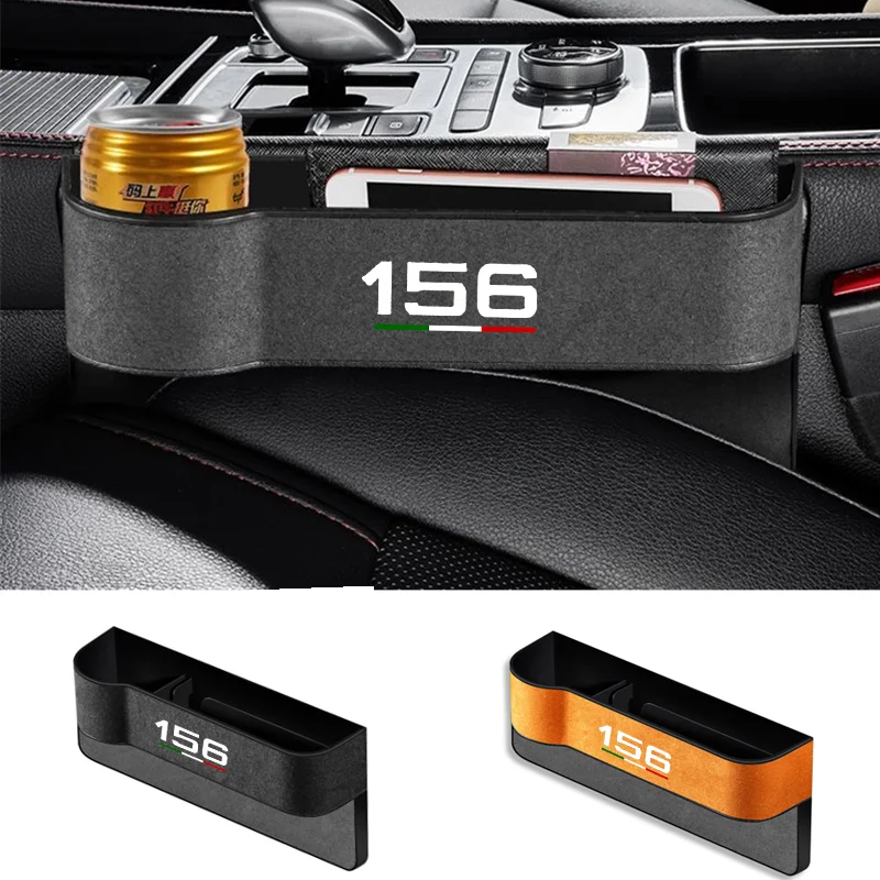 

Suede Seat Side Storage Pocket for Car Seat Gap Filler Box For Alfa Romeo 156 1998 2001 2002 2003 2004 2005 2006-2022
