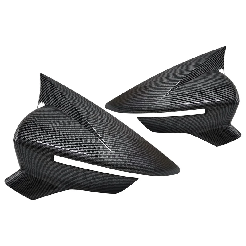 Sleek Black Mirror Cap for Car Side Rearview Mirror Cover Accessories