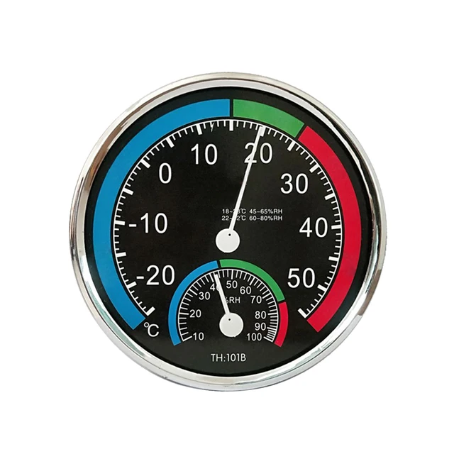 Pointer Thermometer Thermohygrometer Hygrometer Indoor Outdoor 2 In 1