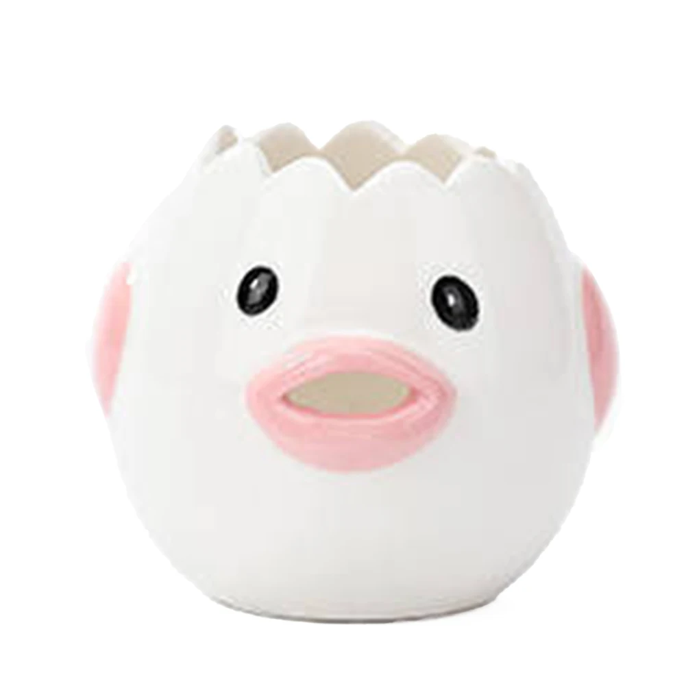 

Разделитель для яиц в виде курицы, милый разделитель для яиц, миниатюрный разветвитель для яиц белого, маленького размера, разделитель для яиц