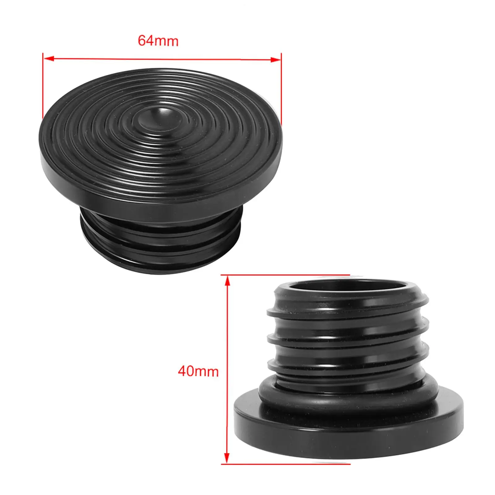 Motorcycle Tank Cover Screw Thread Decorative Cover Aluminum Alloy Fit for