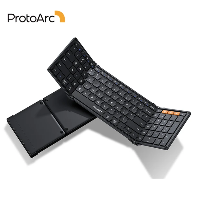 Protopériphérie-Mini clavier sans fil Bluetooth XK01, pliable, portable,  Windows, iOS, Android, tablette, PC, smartphone - AliExpress