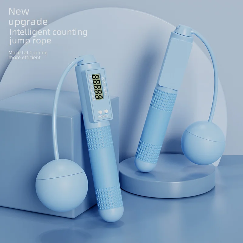 Intelligent Counting No-rope Jump Rope Professional Sports Fitness Adult Student Dual-use Sports Equipment