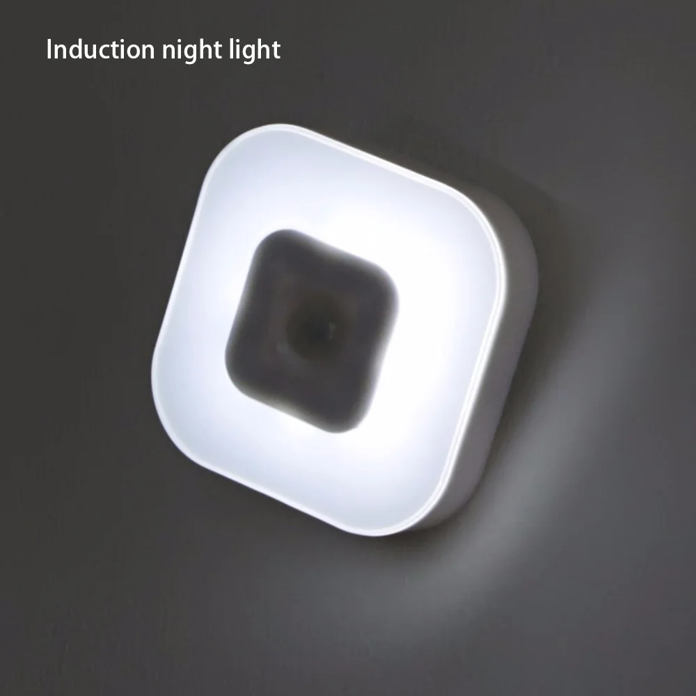 

Wireless Motion Sensing Night Light LED PIR Human Body Sensing Lamp Home Bedroom Hallway Bedside Lighting for Night Walking