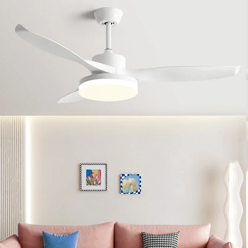 52Inch 3 ABS Blade DC 35W Pure Copper Motor Ceiling Fan With 60W LED Light Support Remote Control Strong winds Electric fans ceiling fan led ceiling fan lights