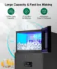 Commercial Ice Maker 130Lbs/Day, Quick Ice Making Commercial Ice Machine with 35Lbs Capacity, Under Counter Ice Maker 15 Inch 2