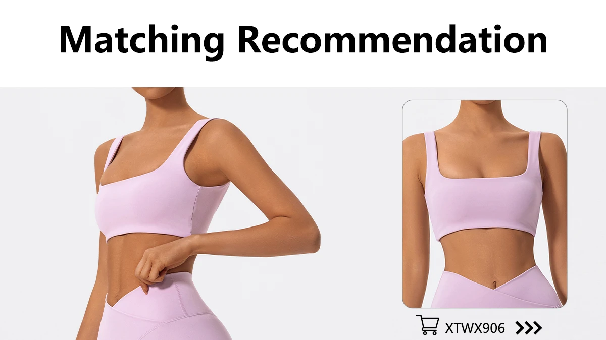 Ctenkevet Neues Sommer Damen Sport-BH und Crop-Top Set - Workout-Kleidung Lässiges Zweiteiler-Set Yoga-Bekleidung Damenmode – Detail 3