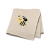 Newborn Baby Blankets Cotton Knit Sleepsack Breathable Infant Girls Boys Bed Cute Bees Quilt Stroller Swaddle Soft Cover 90*70CM 1