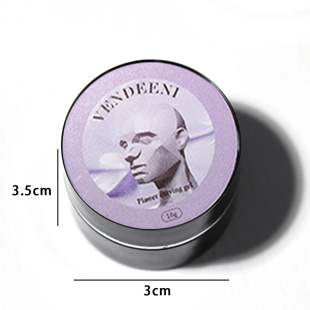 Vendeeni 석고 쉐이핑 새겨진 꽃 기능 젤 매니큐어 매니큐어 기능 래커 용 UV LED 바니시 끄기