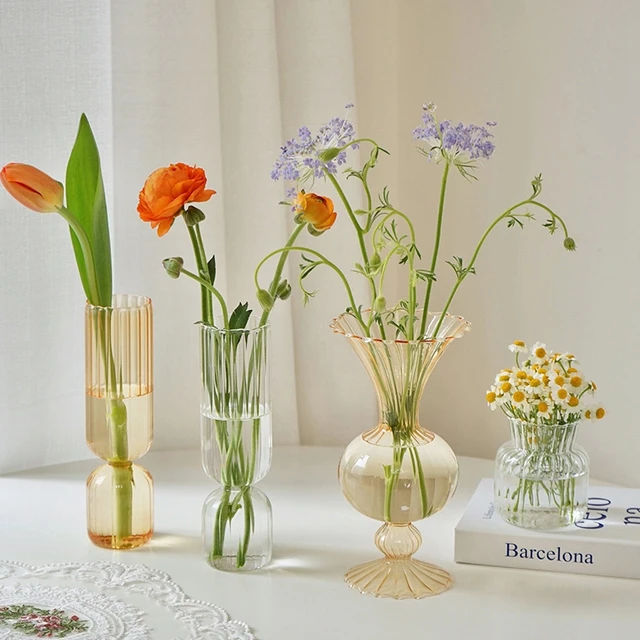 Flower Vase Creative Vintage Juice Box Shape Vases Home Decoration Office  Living Room Kitchen Ornament Flower