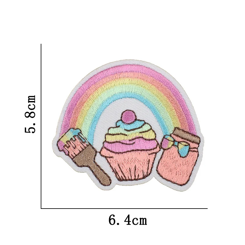 Description Picture 4 of itemOutdoor Summer Series Embroidered Patches Sea Turtle Sunrise Sunset Iron On Patch DIY Jacket Backpack Shoe Stickers Cactus Badge