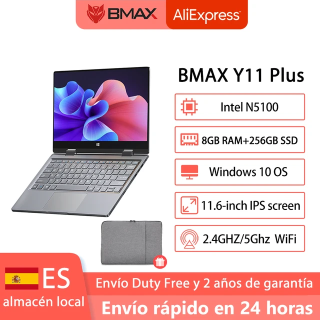 VAT Free BMAX Y11 plus 360 ° Laptop 11.6Inch Quad Core Intel N5100