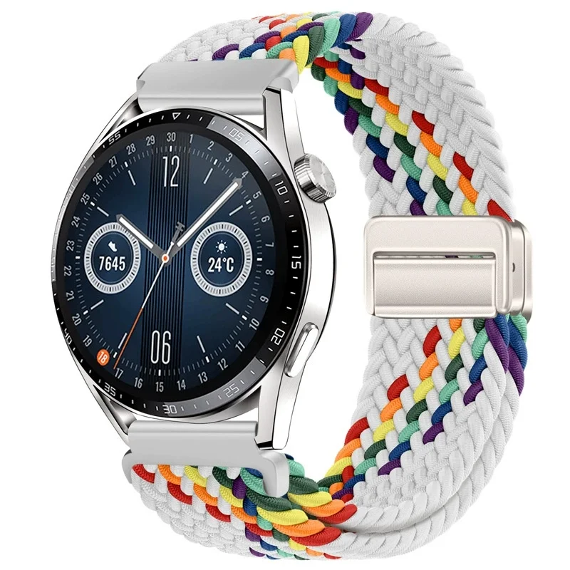 Magnetic Braided Loop Nylon Strap in 20mm/22mm