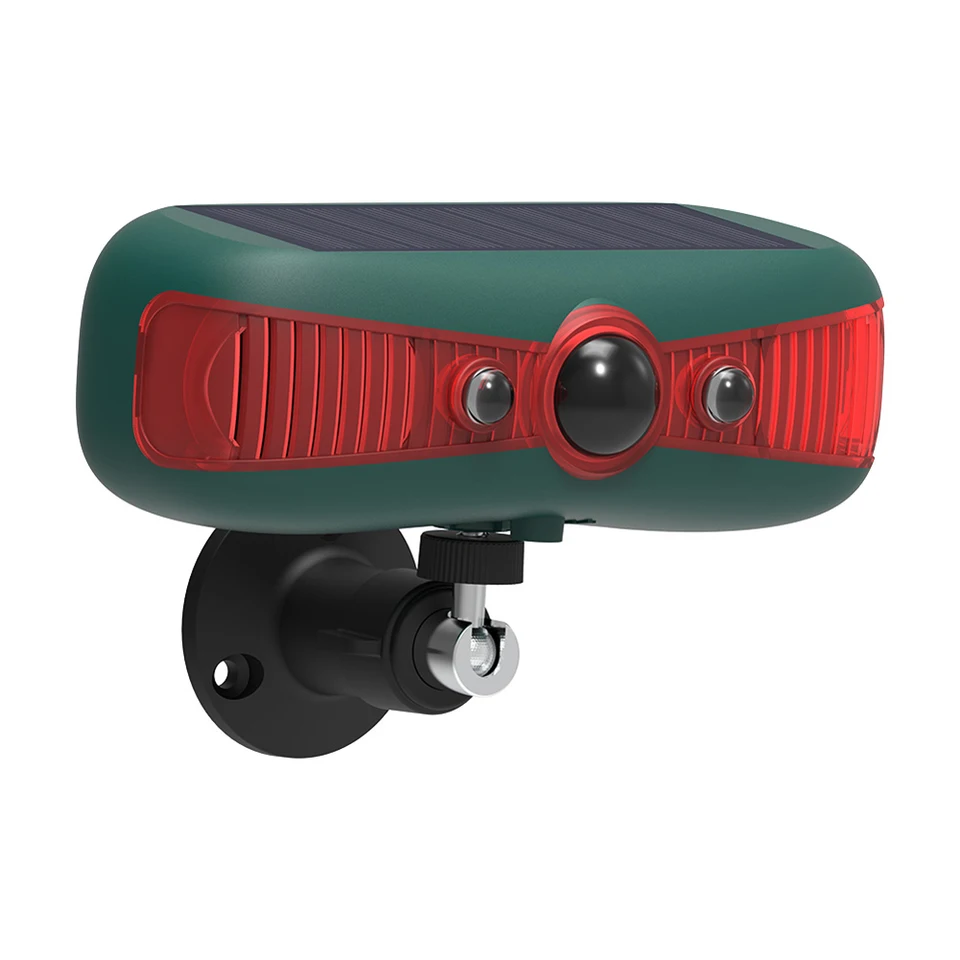 Solar Powered Animal Repeller with 13 Sounds