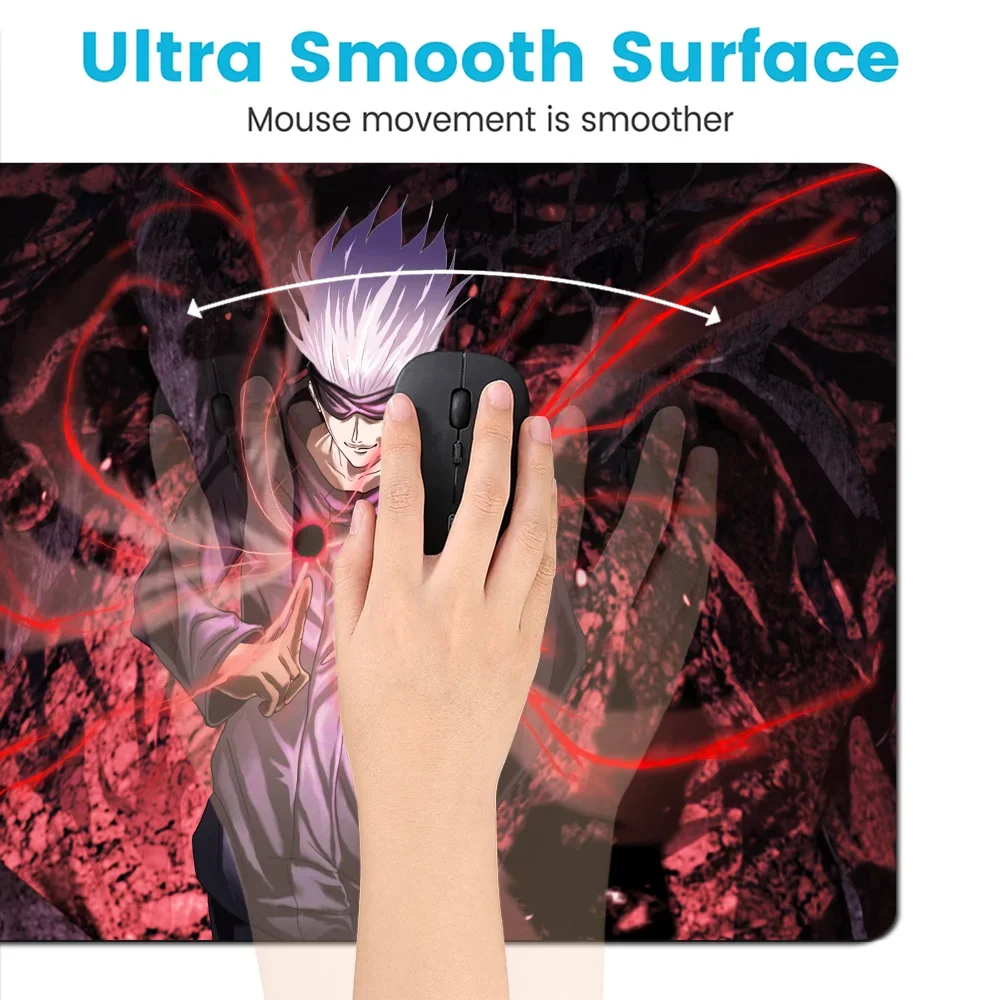 Anime Jujutsu Kaisen Gojo Satoru Itadori Yuji Large XXL Table Mat Student Mousepad Gamer Computer Keyboard Pad Games Pad 5