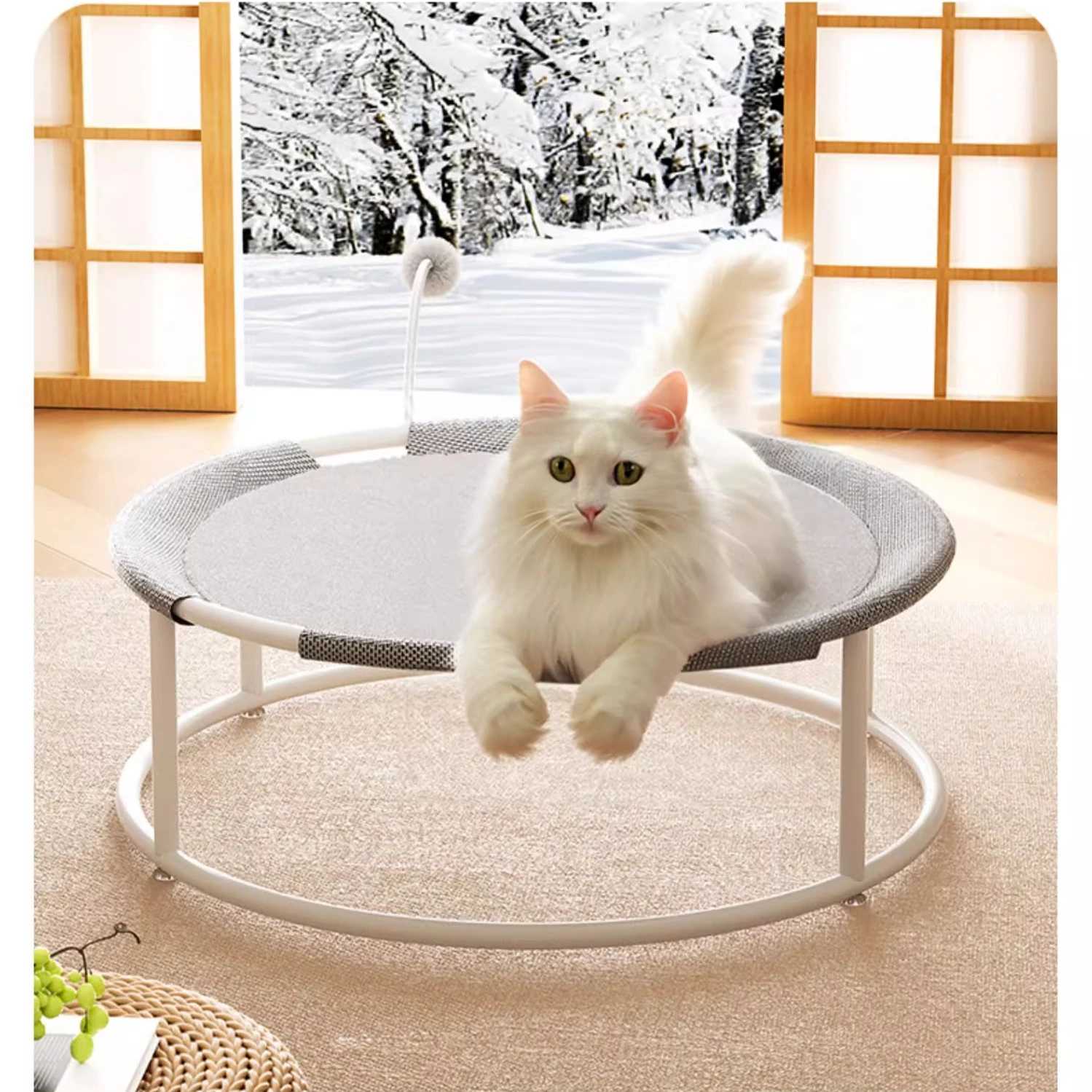 Four-Season Universal  Bed for Kittens S Sofa Pet Summer Supplies Cool Nest  Couch Hammo Bed Home Pet Supplies