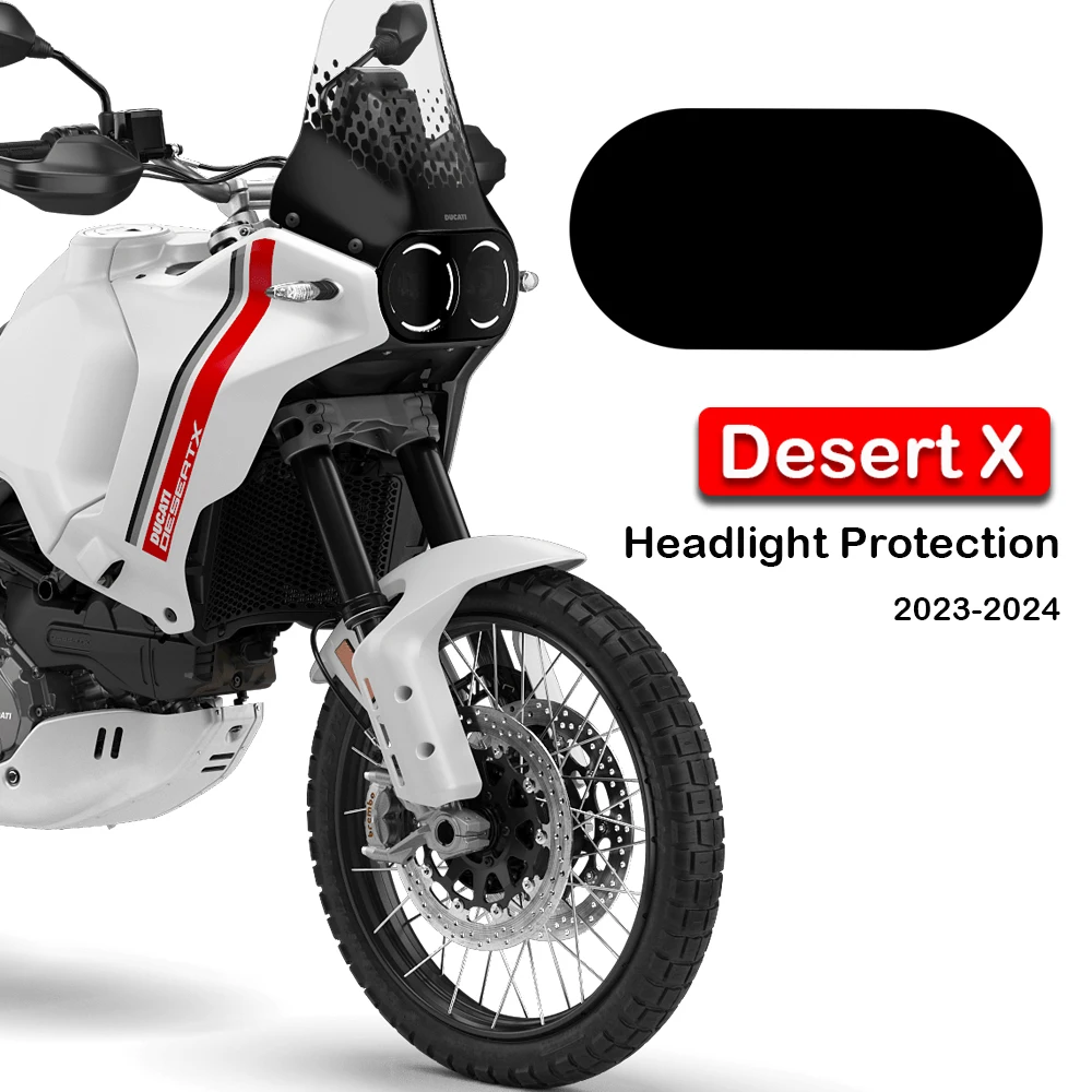 

For Ducati Desert X PPF TPU Headlight Protection Motorcycle Protective Anti-Scratch Film DesertX 2023-2024 Invisible Protective