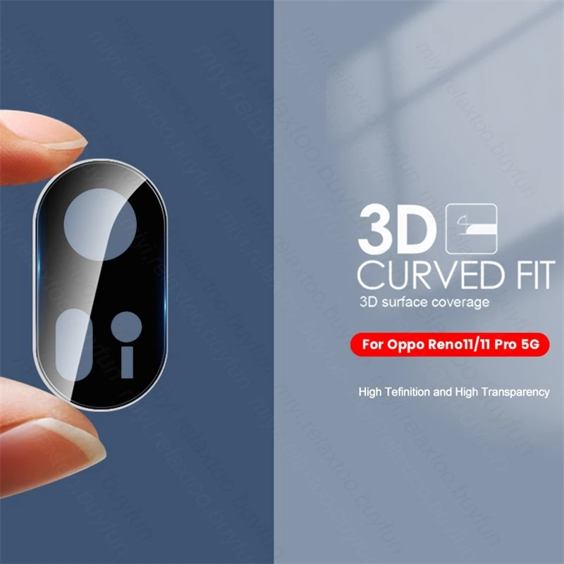 Custodia Protettiva Per Fotocamera In Vetro Temperato Curvo 3D Per Oppo Reno11 Reno 11 Pro 5G Copriobiettivo Orro Apo Apo Reno11Pro 11Pro 5G 2024
