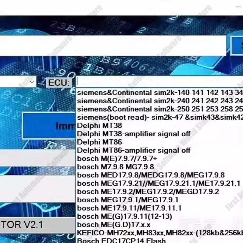 2023 IMMO DOCTOR V2.1 software Turn off engine computer anti-theft software for SIM2K MT38 ME 17.9.2 17.9.8 MED17.9.8 ME1 3