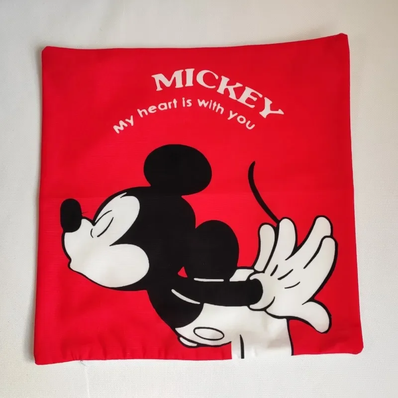 Anime Cartoon Mickey Minnie Mermaid Princess Decorative/Nap Pillow Cases Cover Pillowsham Cushion Cover for Baby Kids 45x45cm