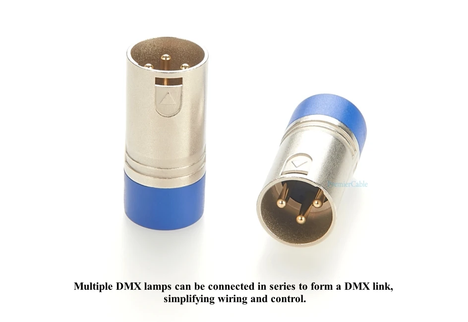 XLR 3Pin 5Pin DMX 512 Terminator Widerstand 120 Ohm DMX512 Ende der Linie Abschluss Stecker Signal Stabilisator für Bühnenbeleuchtung – Detail 3