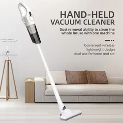Wireless Electric Vacuum Cleaner Handheld Cordless Cleaner Stick Vacuum Hand Vacuum for Car Pet Hair Floors Cleaning Appliances