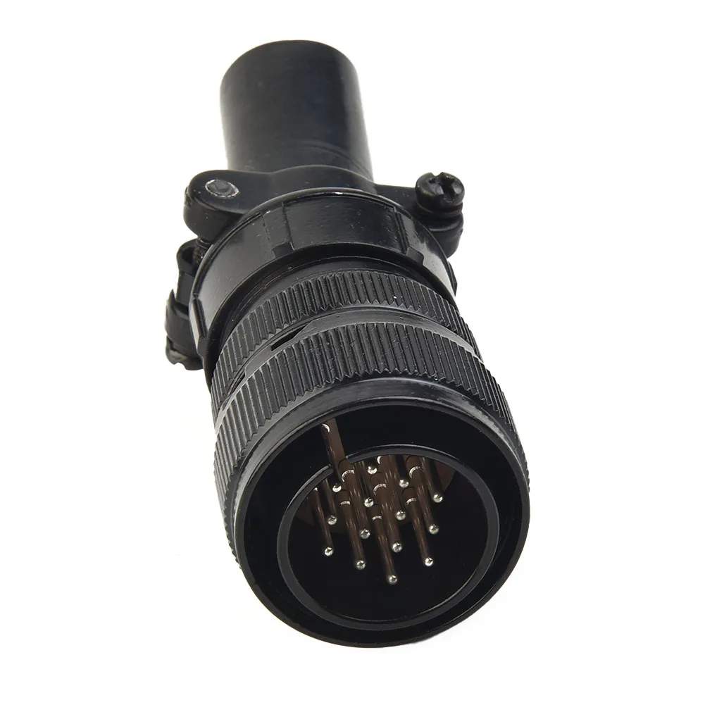 

14 Pin Male Plug Durable 14 Pin Metal Connector for Miller TIG Welders Multifunctional Design for efficient welding
