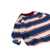 5569 Children Long-sleeved T-shirts 2025 Spring Autumn Striped Boy's Sweatershirt Handsome Bottoming Shirts Tops 5
