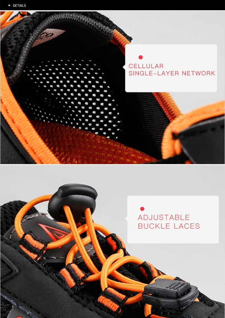 HUMTTO Sommer Waten Wanderschuhe für Männer Outdoor Mann Turnschuhe Atmungsaktiv Schnell Trocknend Sport Trekking Strand Barfuß Herren Schuhe – Detail 19