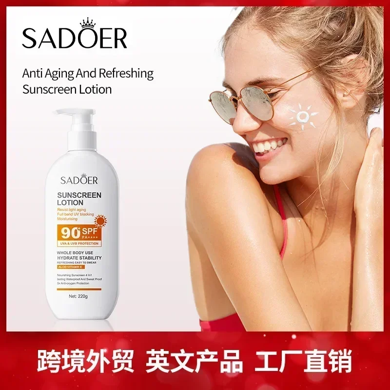 SPF90+ UV Protection, Sun Protection, Whitening, Moisturizing, Face and Body Sun Skin Care and Anti-aging