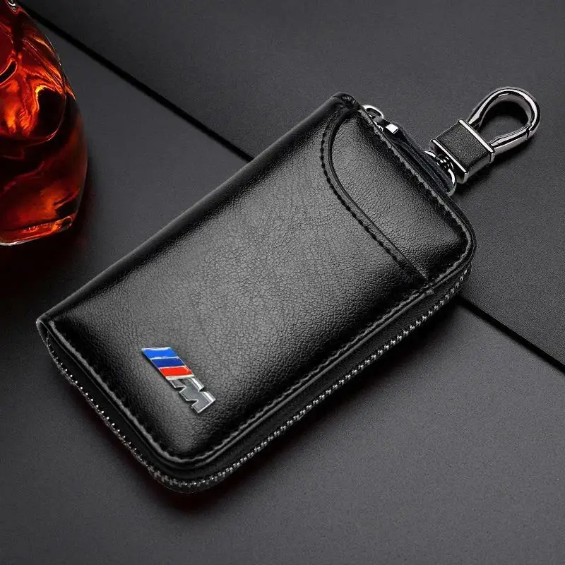 BMW E39 E90 E91 E53 E60 E46 E63 F35 F34 F20 F82 G28 G30 G20 G60 악세사리 가죽 자동차 키 가방 키체인 케이스 보관 커버