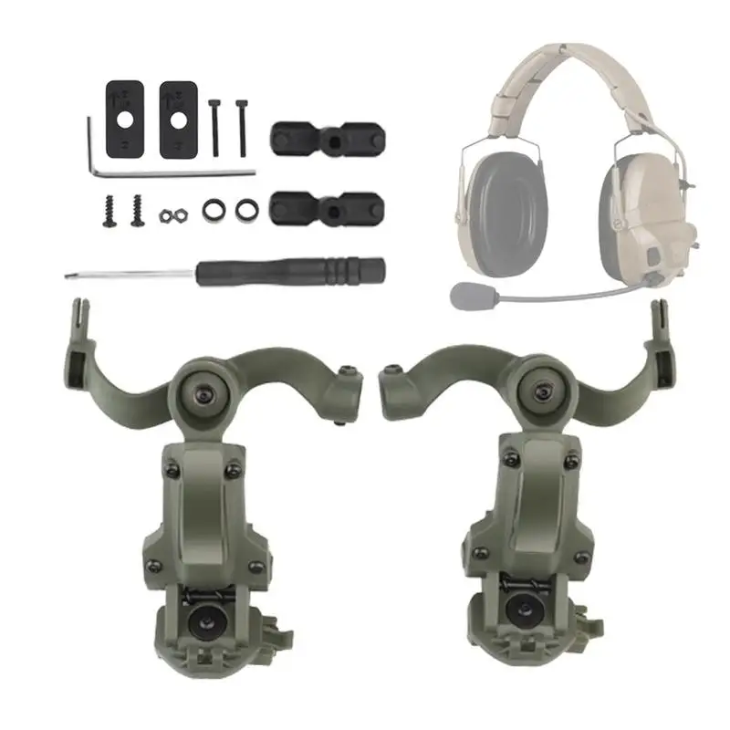 

Адаптер дуговой направляющей для наушников, адаптер дуговой направляющей для наушников, крепление с поворотом на 360 градусов, безопасный адаптер для шлемов, гарнитуры с дуговой направляющей