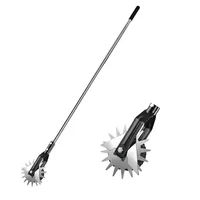 Rotary Edger Serrated Blades Sharp CNC Grinding Adjustable Height Stainless Steel Handle 1