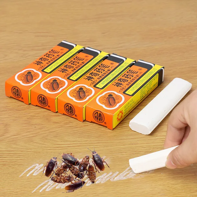 10Db Hatékony Roach Gyilkos Kréta Csótány Növényvédő Szer Otthoni Bolt Varázslatos Gyógyászat Tollhibák Bolh Hangyák Csali Kártevőirtó Kontroll
