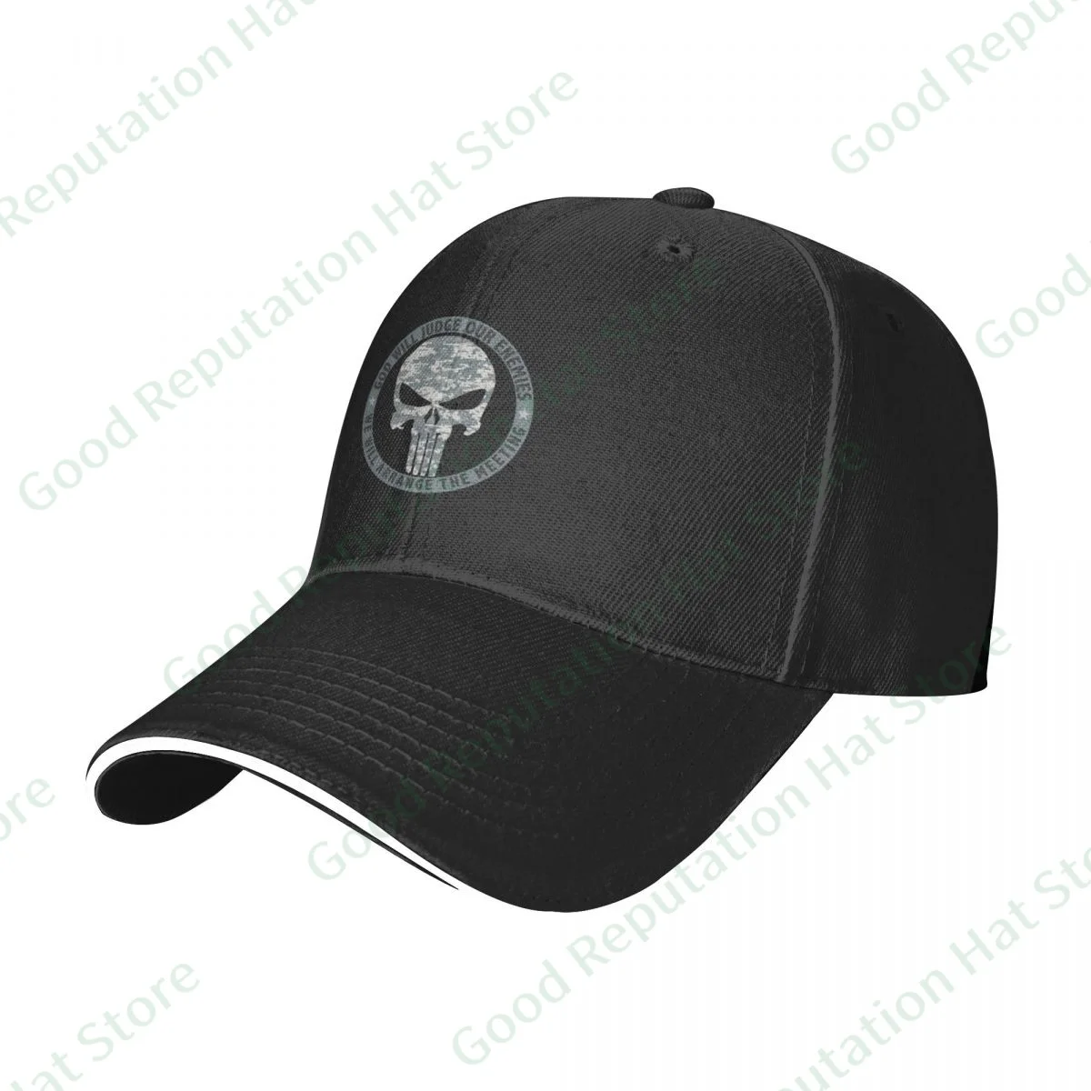 

Multiple Colour Punisher Skull Baseball Cap Peaked Cap Adjustable Unisex Summer Dad Hat Shade Sport Baseball Hats