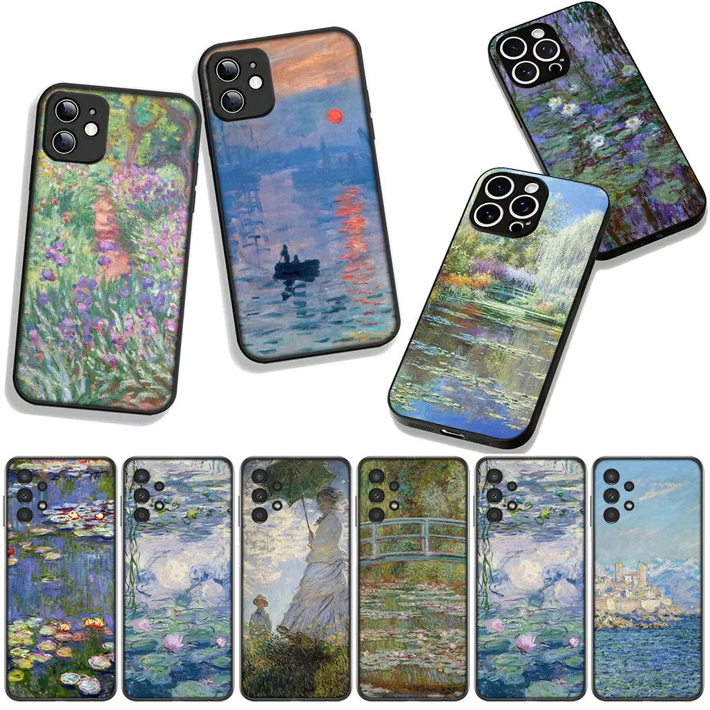 Claude Monet Artistic Phone Cover | Impressionist Painting Design Case