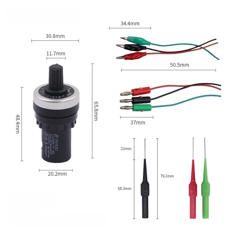 Auto car circuit tester sensor signal resistance simulator fuel diagnostic tool