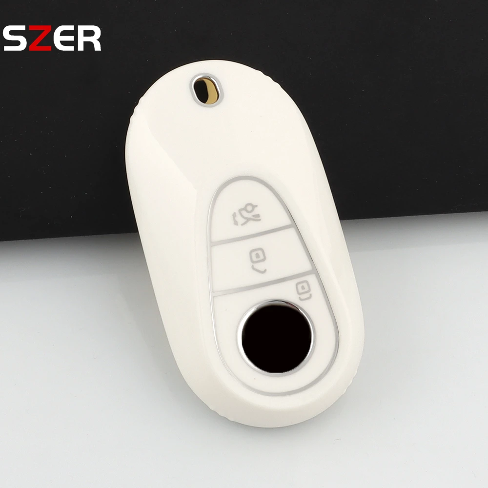 Premium TPU Car Key Protector and Keychain