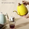 1000ML Electric Kettle Gooseneck Hand Brew Coffee Pot 1350W Slender Fine-mouth Jug 304 Stainless Steel Teapot Kettles 220V 2