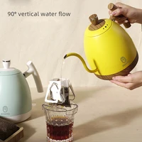 1000ML Electric Kettle Gooseneck Hand Brew Coffee Pot 1350W Slender Fine-mouth Jug 304 Stainless Steel Teapot Kettles 220V 2