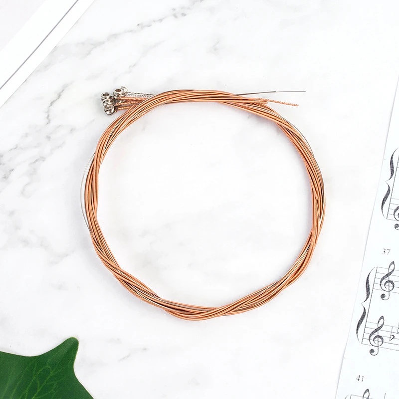 6pcs Pure Copper Strings 1-6 for Classical Classic Guitar Strings Steel Wire Classic Acoustic Folk Guitar Parts Accessories electric guitar strings acoustic guitar strings classical guitar strings guitar accessories