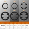 BUCKLOS Bicycle Chainwheel 110BCD Bike Crown Chain Ring Road Bike Double Chainring 50-34T 52-36T 53-39T 4/5 Claws Tooth Plate 4
