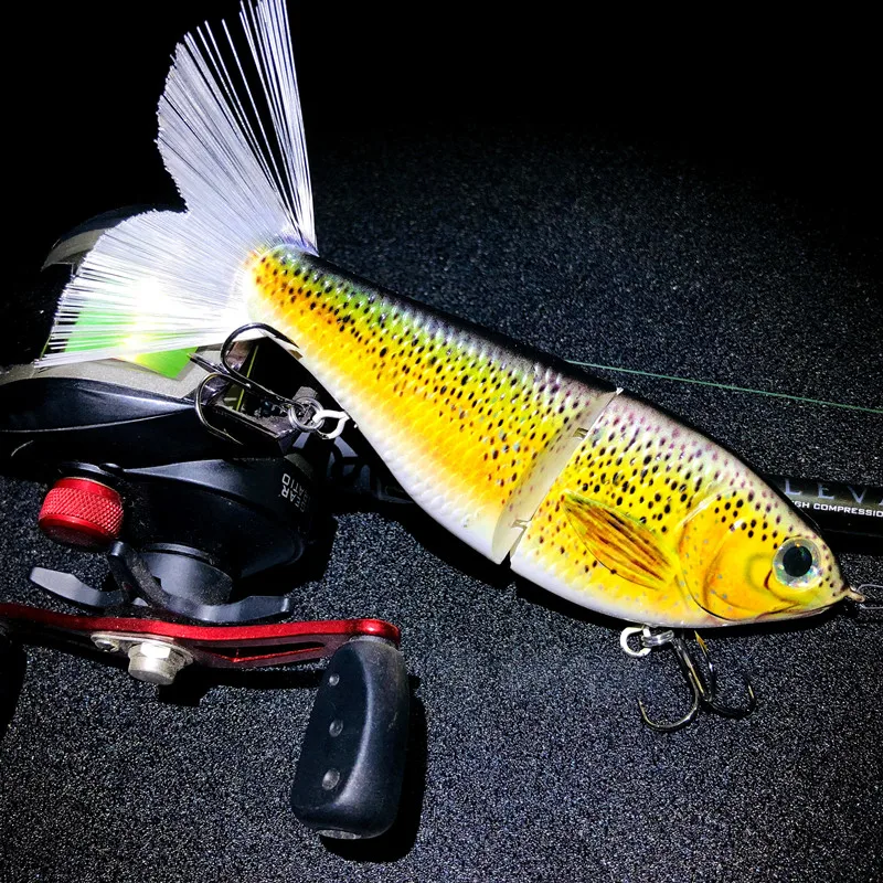 GREENSPIDER New Bait 175mm 70g Shad Glider Jointed Swimbait ABS Plastic  Fishing Lures Hard Body Sinkslowly Bass Pike