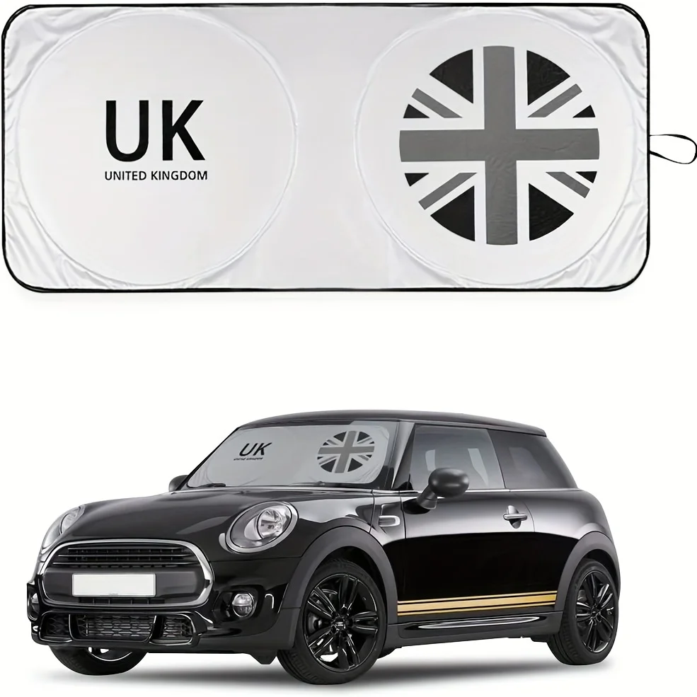 Union Jack Sunshade For Mini Cooper F55 F56 F54 F60 R55 R56 R58 R59 R60 R61 windshield sunshade car sunshade windshield sun shade