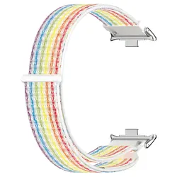Braided Nylon Elastic Watchband Strap - Sport Wristband Bracelet for Redmi Watch 4 (Colorful)