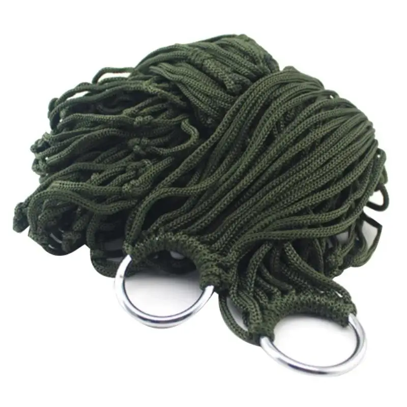 2025 Portable Outdoor Sport Hammock, Camping Hammock Mesh Net for Garden Beach Yard Travel Swing Hanging Bed 3