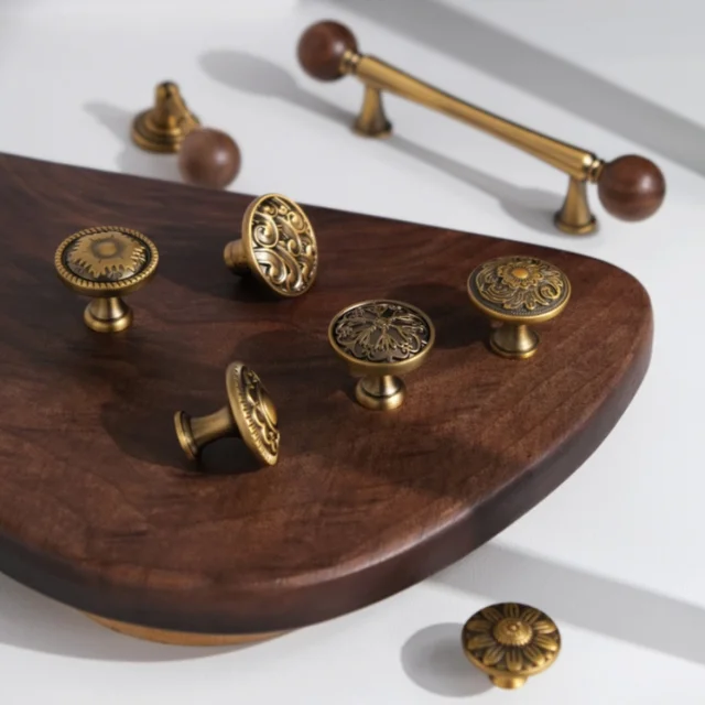 Nouveaux accessoires de cuisine d'inspiration antique, poignées de porte de meuble, poignées de porte d'armoire, poignées de garde-robe, boutons de tiroir, poignées de meuble 1
