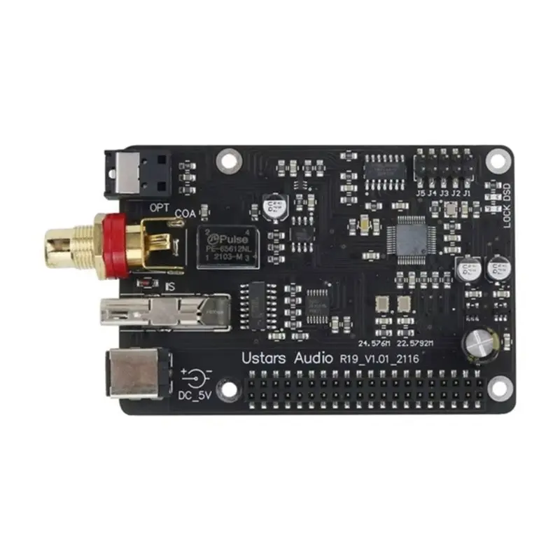R19 라즈베리 파이 Pi4 3B 4B HIFI 디지털 방송 웹캐스트 광섬유 동축 I2S 384K DSD512