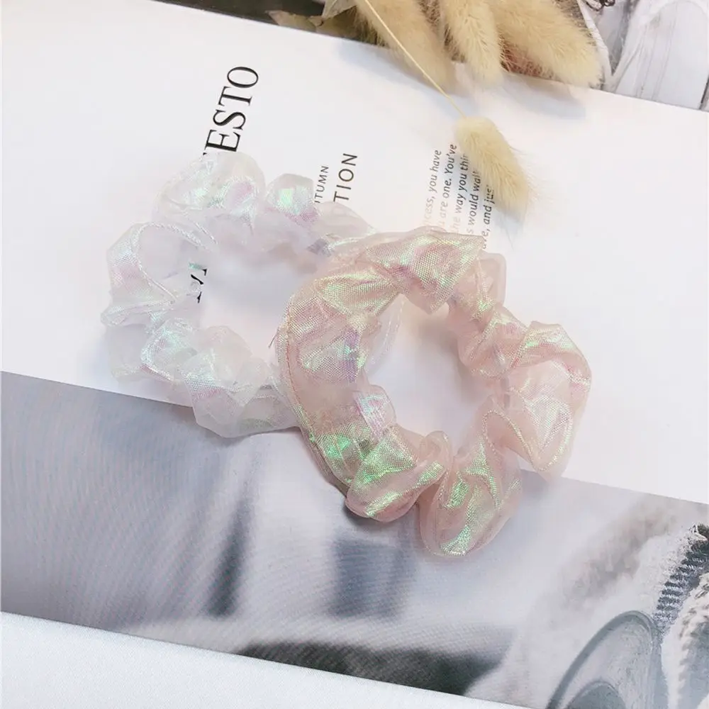 

Блестящие резинки в стиле ретро, элегантные милые резинки для волос в Корейском стиле, Женская резинка для волос