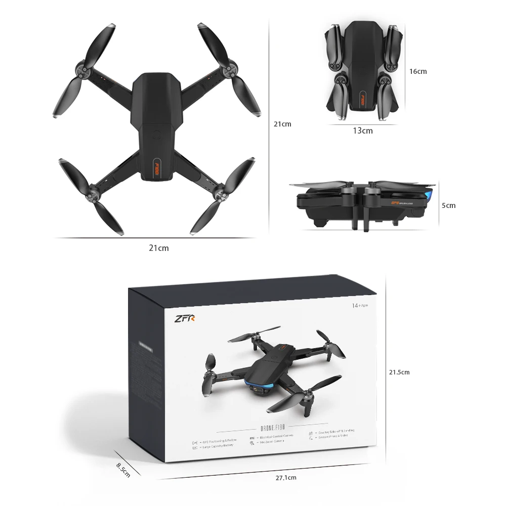 3dr solo remote charger F188 GPS Fold Drone 6K HD Dual Camera Professional Motor 5G Wifi Aerial Photography RC Dron Quadcopter Toy Distance 1000M orb remote control mini quadcopter